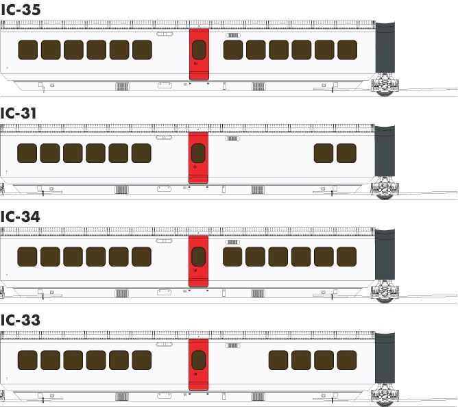 Rapido Trains 203105 HO CN Rail UAC TurboTrain Completion Pack