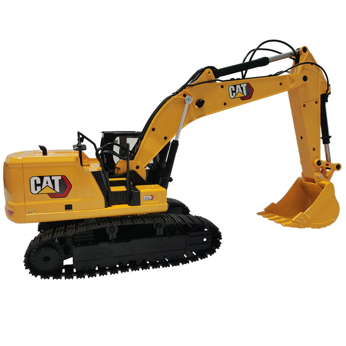 DieCast Masters 28005 1:16 RC Caterpillar 320 Hydraulic Excavator w/Attachments