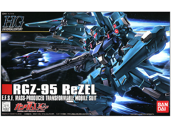Bandai 2077707 1:144 HGUC Rezel Plastic Model Kit