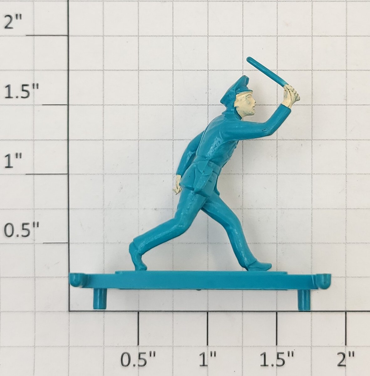 Lionel 3357-20 O Gauge Teal Blue Cop Figure