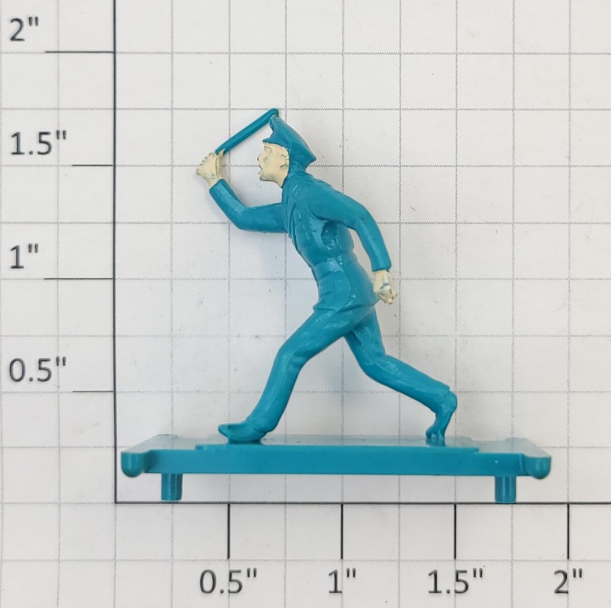 Lionel 3357-20 O Gauge Teal Blue Cop Figure