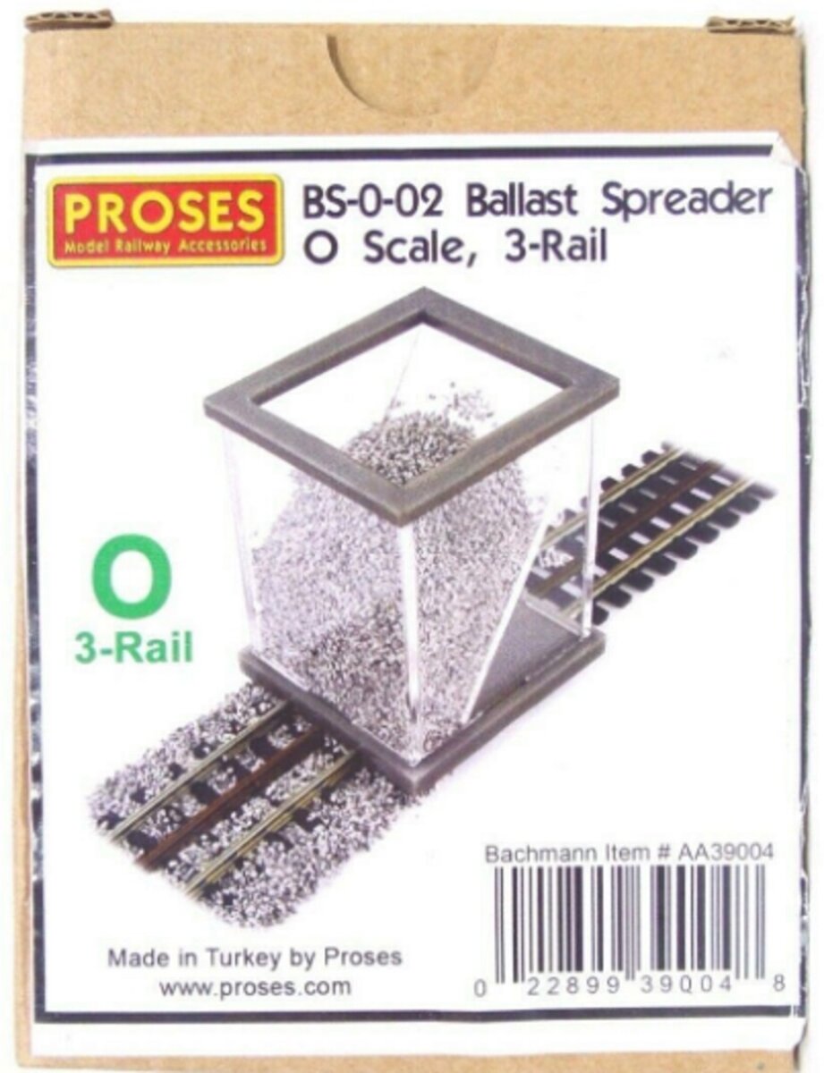 Proses Model Railway BS-0-02 O Scale Ballast Spreader 3 Rail EX/Box