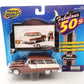 Road Champs 61403 1:43 Brown/Beige 1955 Pontiac Safari W/Billboard Fabulous 50s