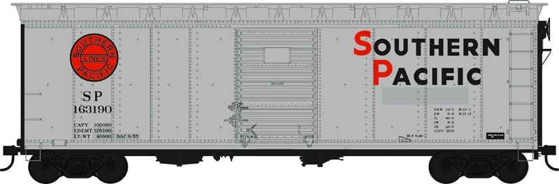 Bowser 43174 HO Southern Pacific 40' Boxcar #163252