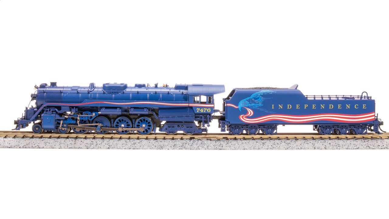 Broadway Limited 7411 N Independence Day T1 4-8-4 Steam Loco-Sound/DC/DCC, Smoke