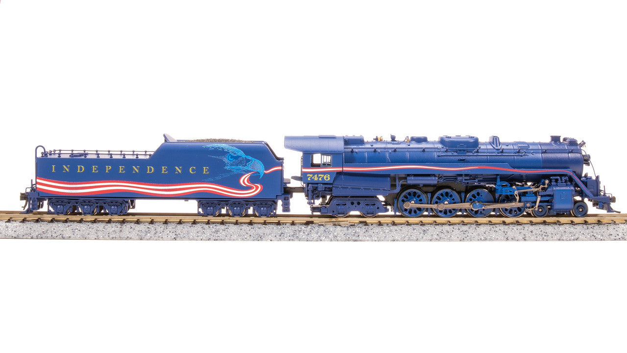 Broadway Limited 7411 N Independence Day T1 4-8-4 Steam Loco-Sound/DC/DCC, Smoke