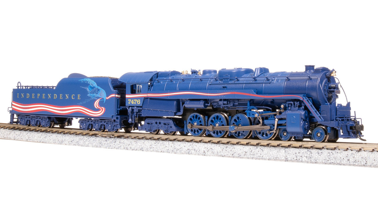 Broadway Limited 7411 N Independence Day T1 4-8-4 Steam Loco-Sound/DC/DCC, Smoke