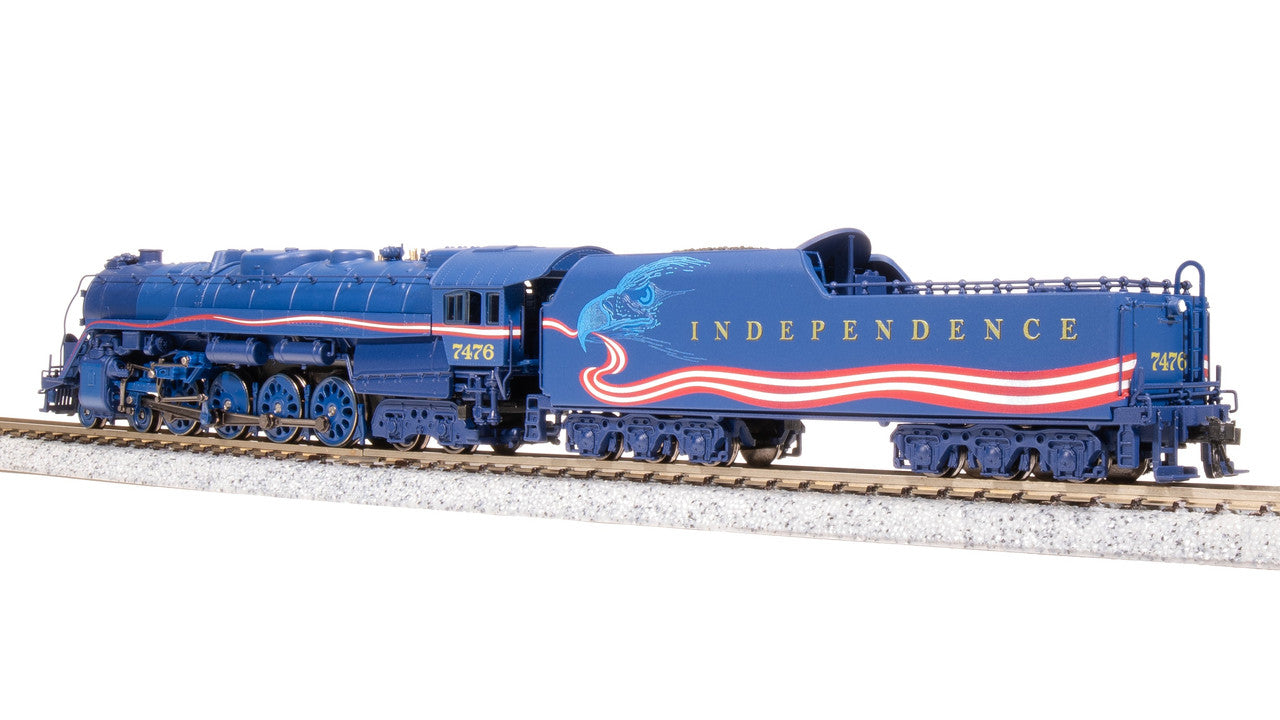 Broadway Limited 7411 N Independence Day T1 4-8-4 Steam Loco-Sound/DC/DCC, Smoke