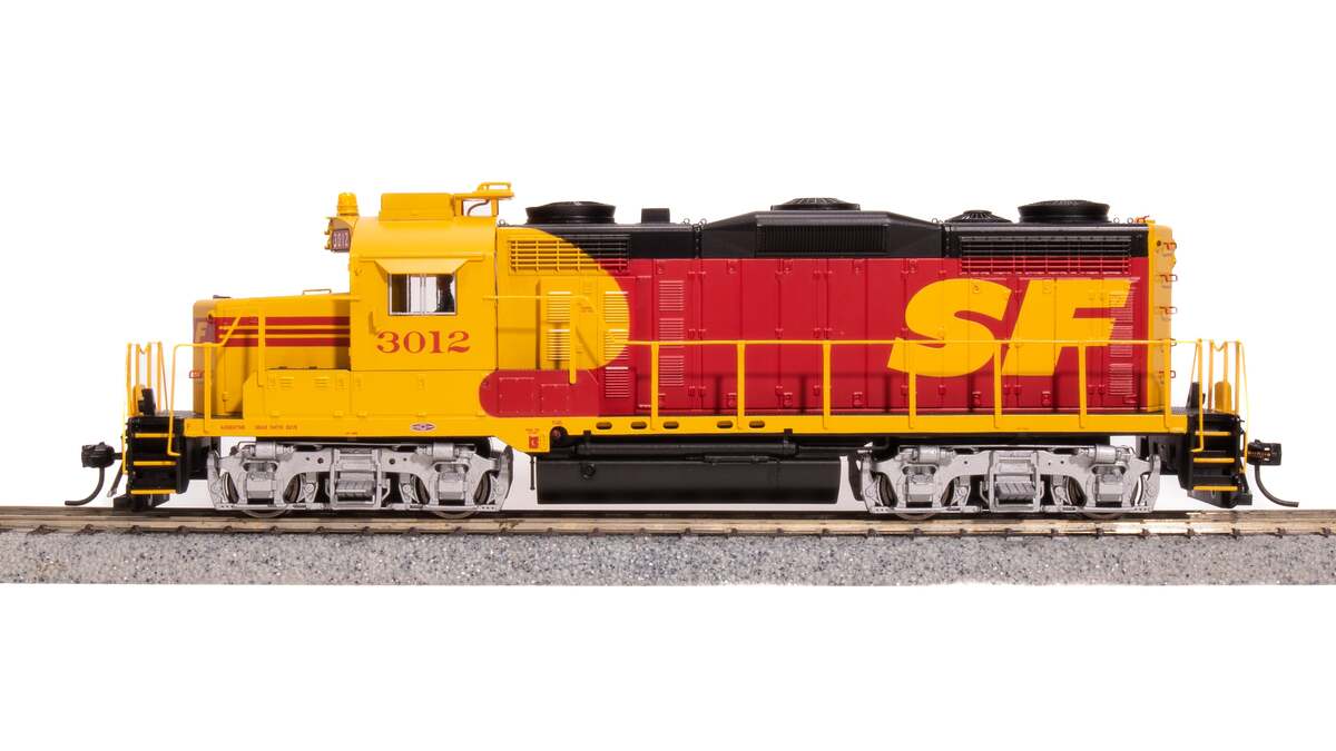 Broadway Limited 7455 HO ATSF EMD GP20 Diesel Locomotive with Sound/DC/DCC #3016
