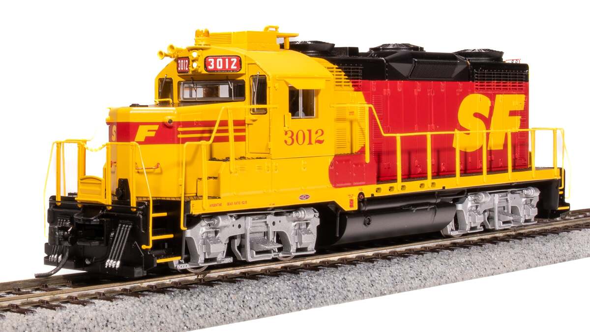 Broadway Limited 7455 HO ATSF EMD GP20 Diesel Locomotive with Sound/DC/DCC #3016