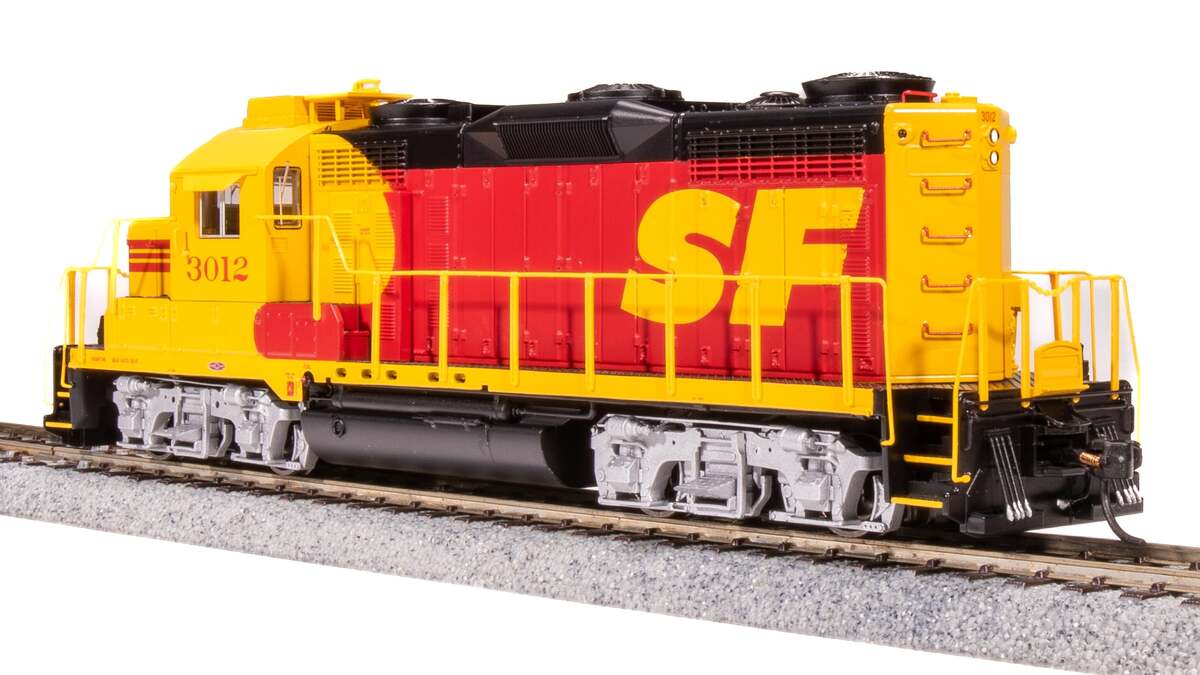 Broadway Limited 7455 HO ATSF EMD GP20 Diesel Locomotive with Sound/DC/DCC #3016