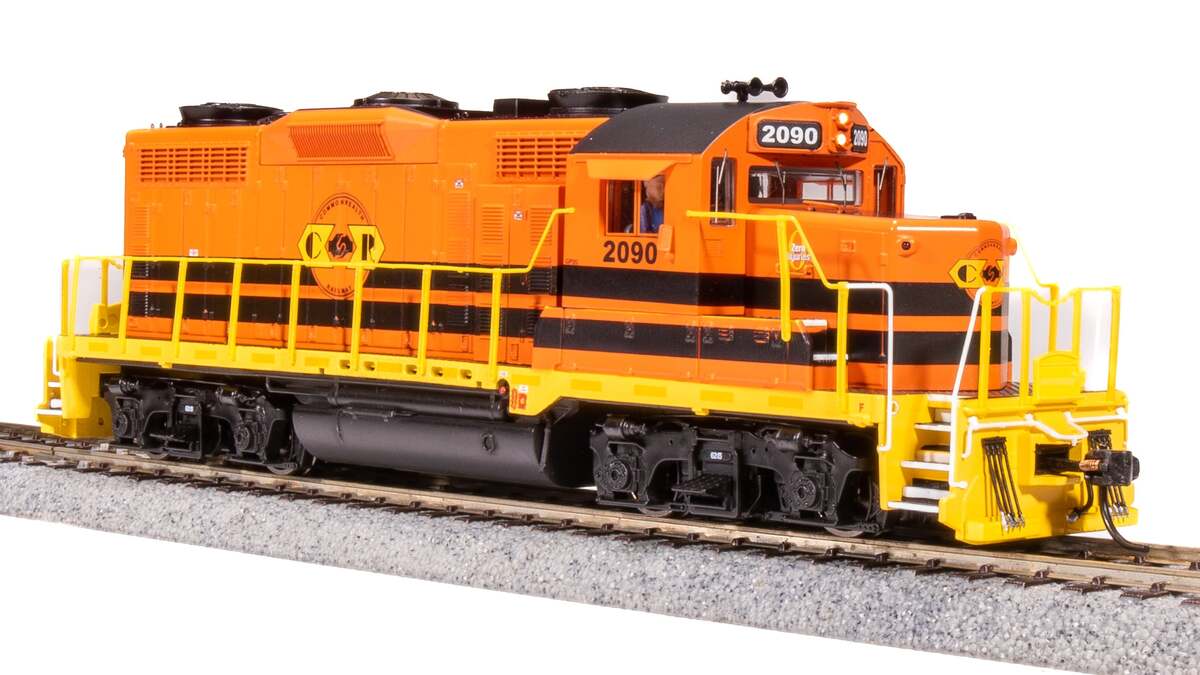 Broadway Limited 7456 HO CWRY EMD GP20 Diesel Locomotive with Sound/DC/DCC #2090