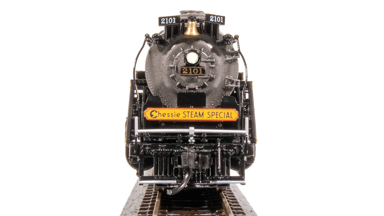 Broadway Limited 7406 N Chessie T1 4-8-4 Steam Loco - Sound/DC/DCC, Smoke #2101 LN/Box