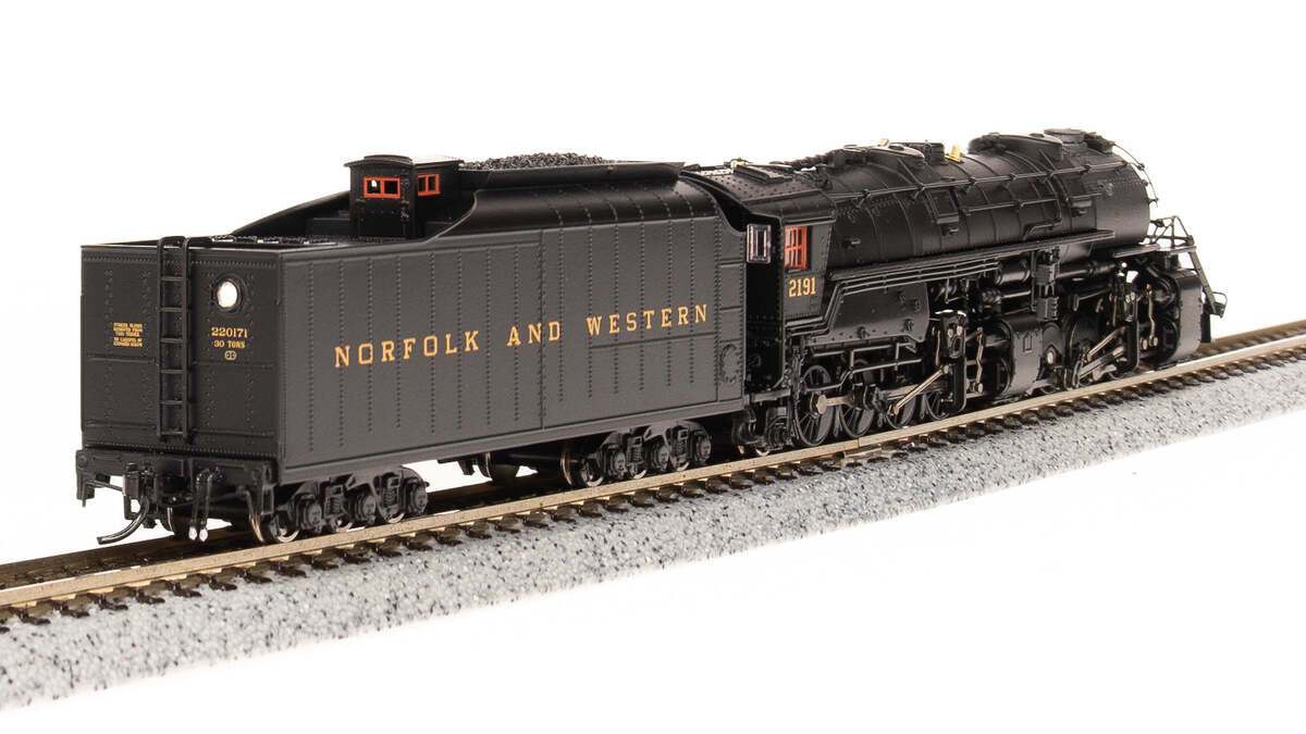 Broadway Limited 7221 N N&W Y6b 2-8-8-2 Steam Locomotive P4 Sound/DC/DCC #2192