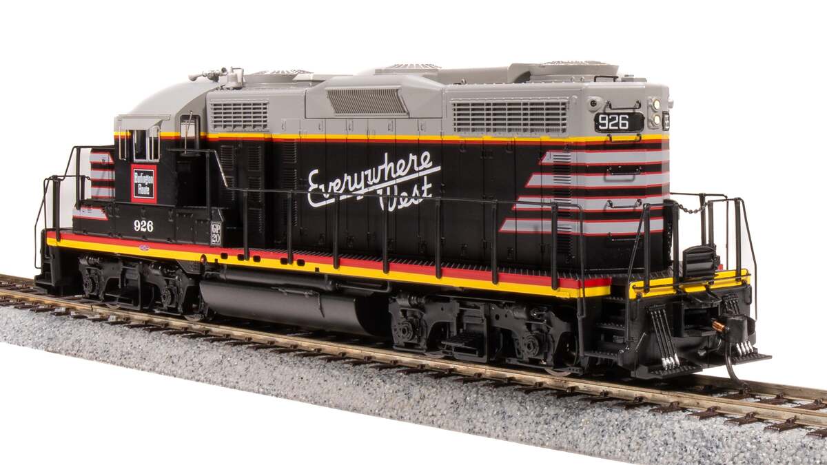 Broadway Limited 7474 HO CB&Q EMD GP20 Diesel Locomotive with Sound/DC/DCC #925