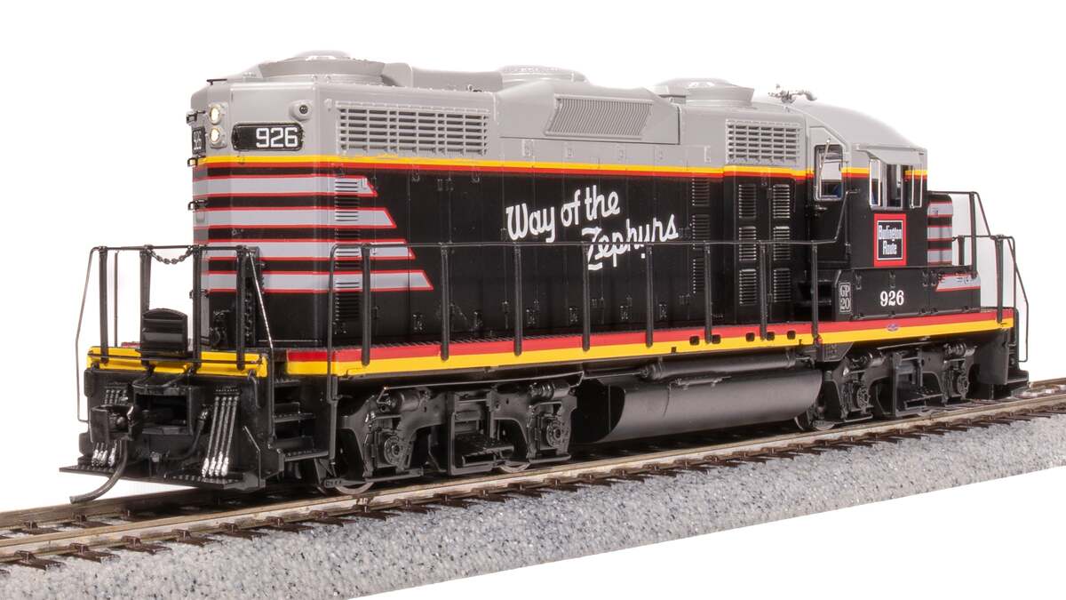 Broadway Limited 7474 HO CB&Q EMD GP20 Diesel Locomotive with Sound/DC/DCC #925