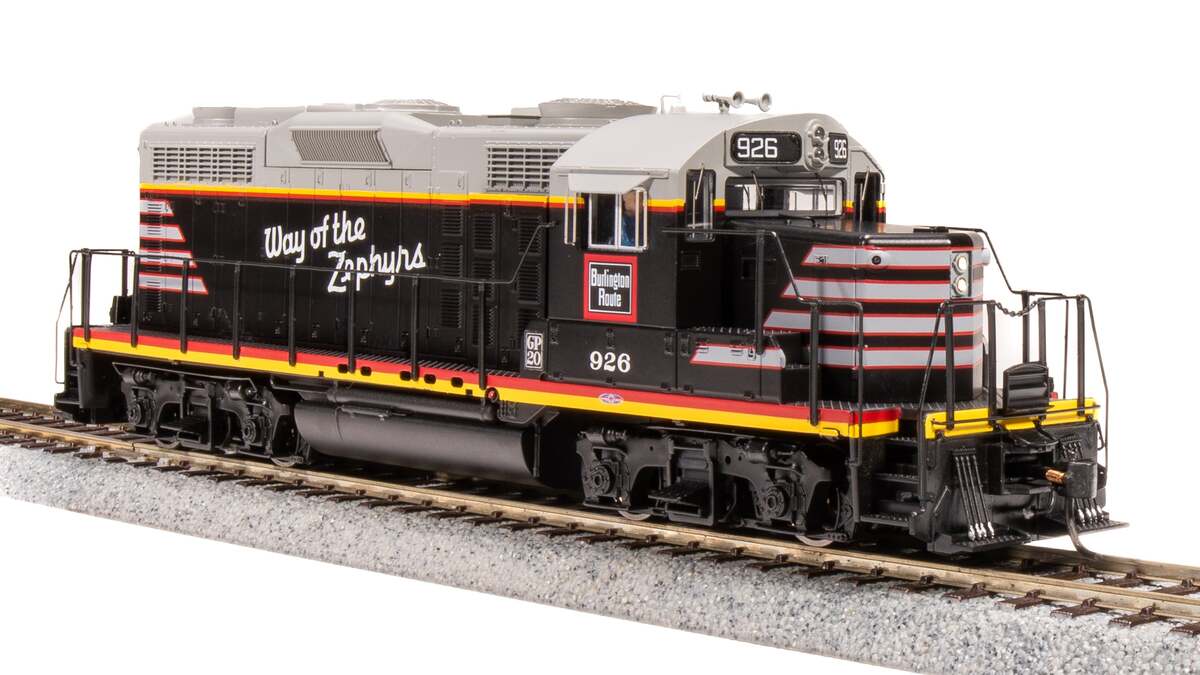 Broadway Limited 7474 HO CB&Q EMD GP20 Diesel Locomotive with Sound/DC/DCC #925