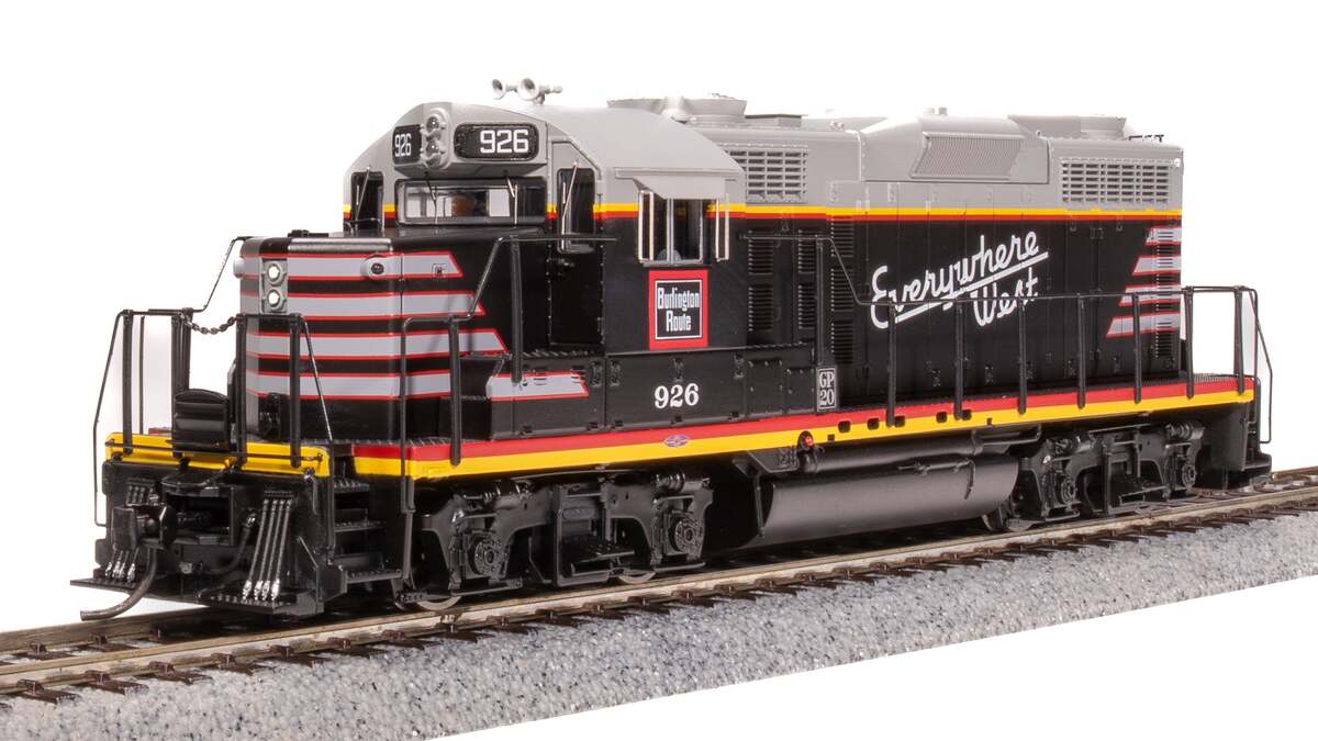 Broadway Limited 7474 HO CB&Q EMD GP20 Diesel Locomotive with Sound/DC/DCC #925