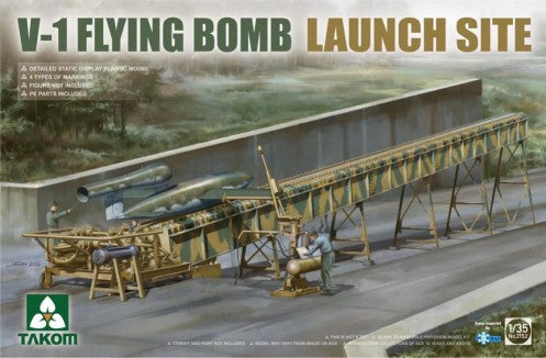Takom 2152 1:35 V-1 Flying Bomb Launch Site Plastic Model Kit