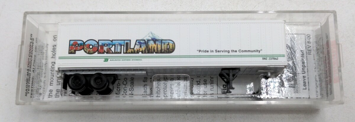 Micro-Trains 45100210 N Scale BN Intermodal Portland 45' Trailer #237862