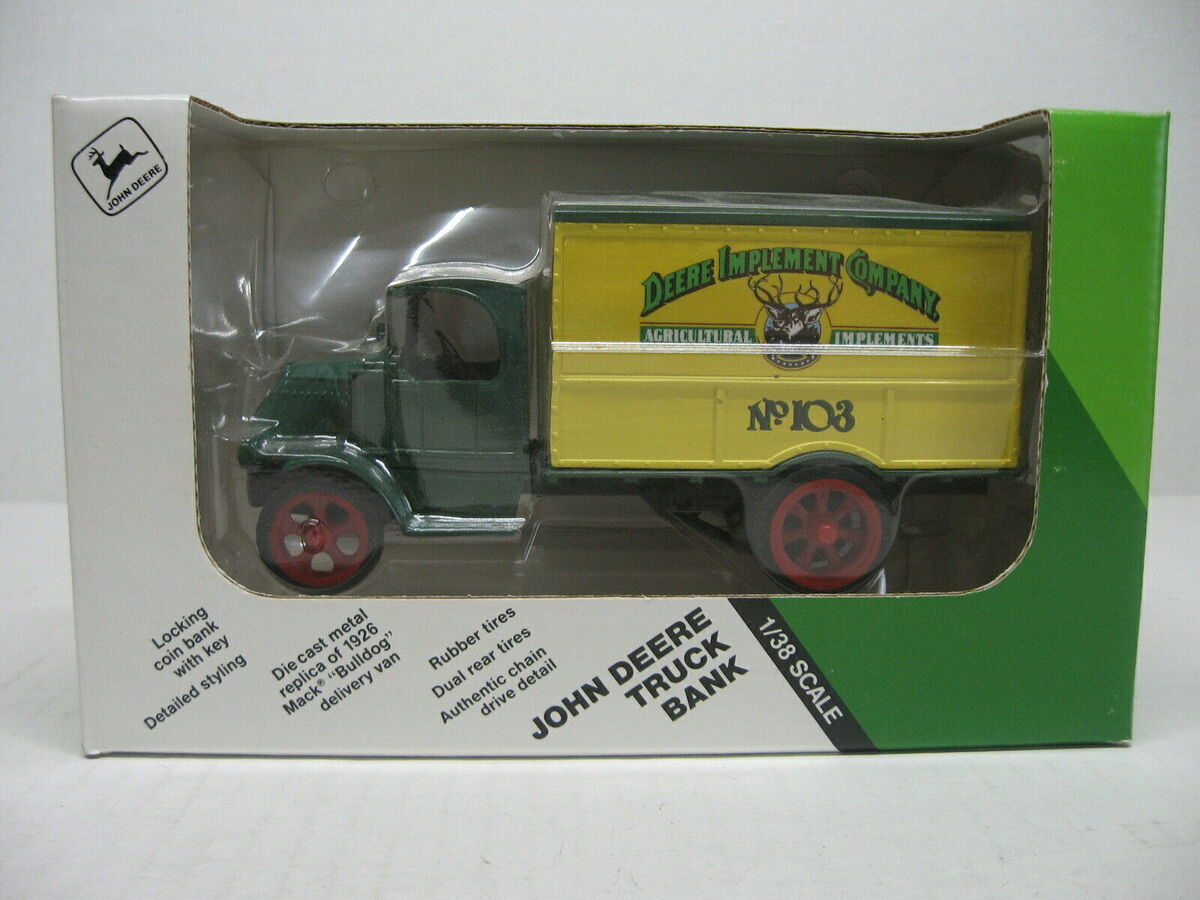 Ertl 5564 1:38 Scale Deer Implement Company Die Cast Bank NIB