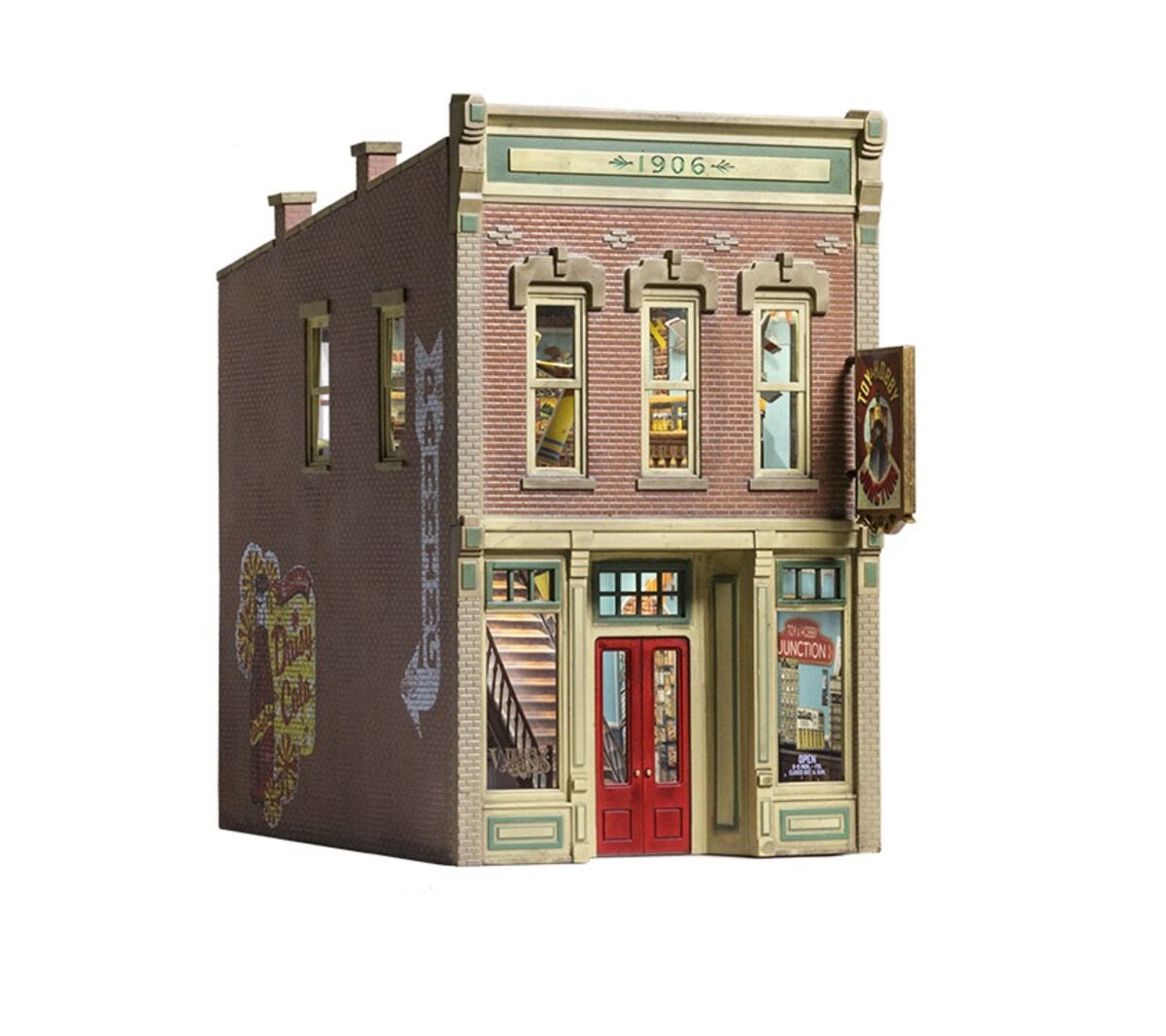 Woodland Scenics BR5874 O Assembled Built-N-Ready Toy & Hobby Shop Building LN/Box