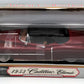 Anson 30372 1:18 Diecast 1953 Cadillac Eldorado (Burgundy w/Tan Interior)