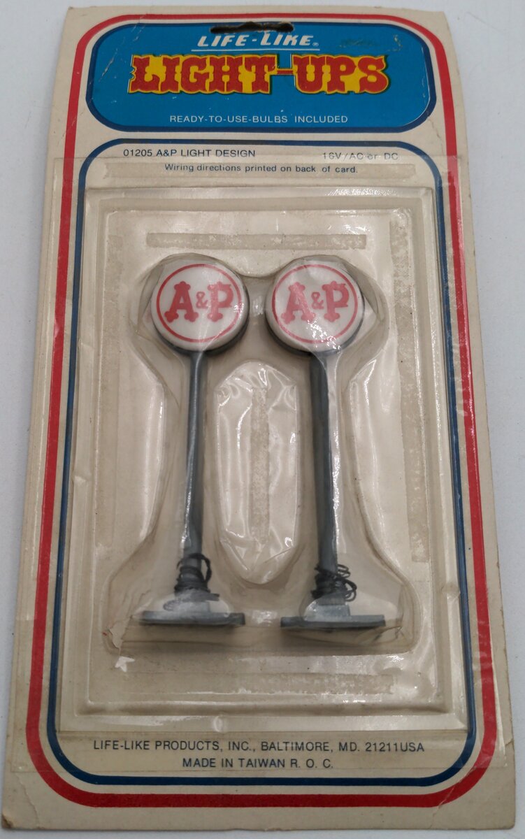 Life Like 01205 O A&P Light-Ups Sign 16V/AC or DC (Pack of 2)