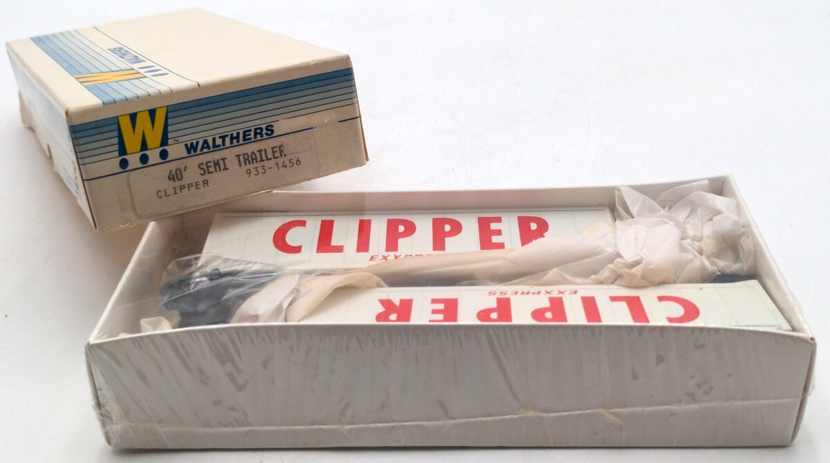 Walthers 933-1456 HO 40' Clipper Express Semi Trailer Kit