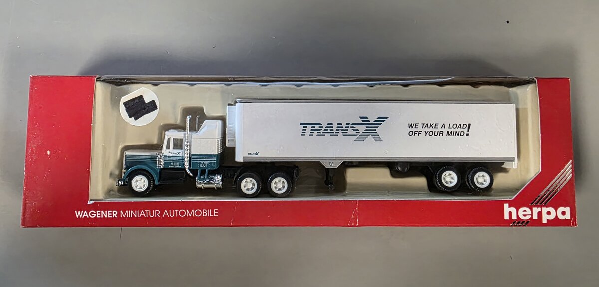 Herpa 6017 HO TransX Tractor & Trailer
