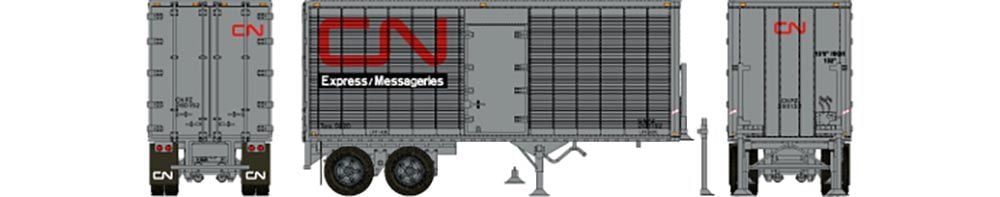 Rapido Trains 403091 HO CN 26' Can-Car Dry Van Trailer with Side Door #206152