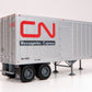 Rapido Trains 403092 HO CN 26' Can-Car Dry Van Trailer with Side Door #206167
