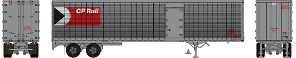 Rapido Trains 403112 HO CP Rail 45' Trailmobile Dry Van Trailer #282100