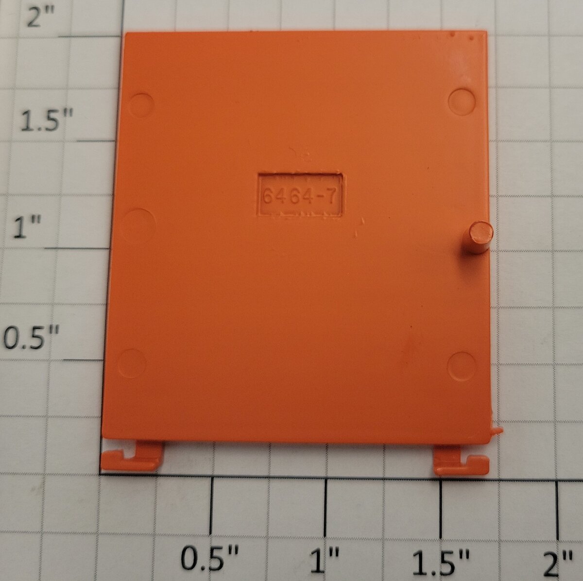 Lionel 6464-7 Orange Boxcar Door with Guides