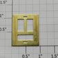 Lionel 300-100X Brass 3-Pane Window Frame Insert