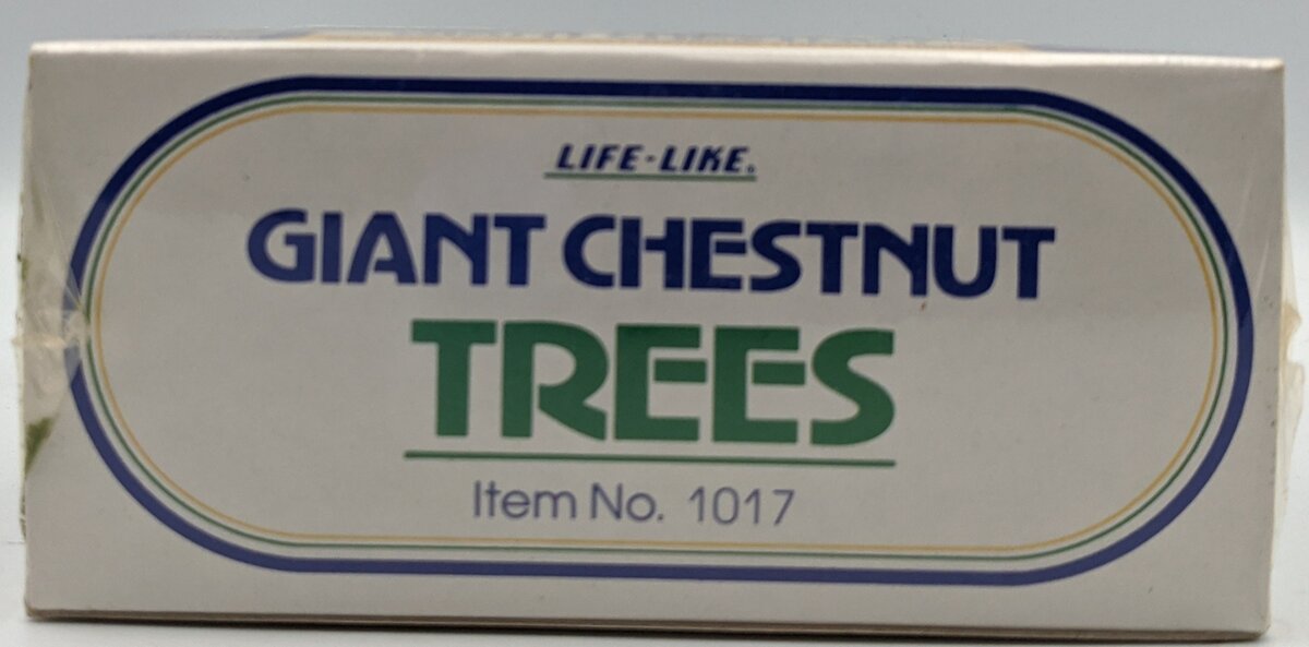 Life Like 1017 HO/N/O/S Scale Giant Chestnut Trees (Box of 2)