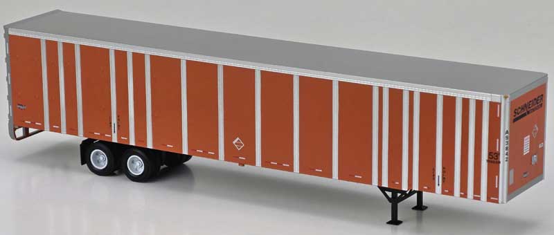 Bowser 43295 HO Schneider Trailer 53' Platewall Highway Trailer #93842