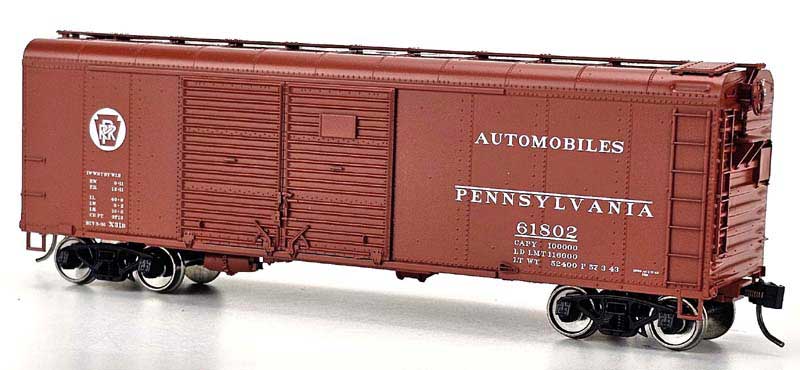 Bowser 43317 HO PRR RTR Circle Keystone X31B Round Flush Roof Boxcar #61854
