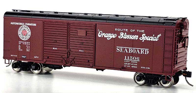 Bowser 43343 HO SAL Orange Blossom RTR X31 4-Door Round Flush Roof Boxcar #11506
