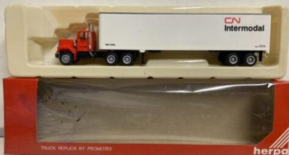 Herpa 6063 HO CN Intermodal Truck & Trailer