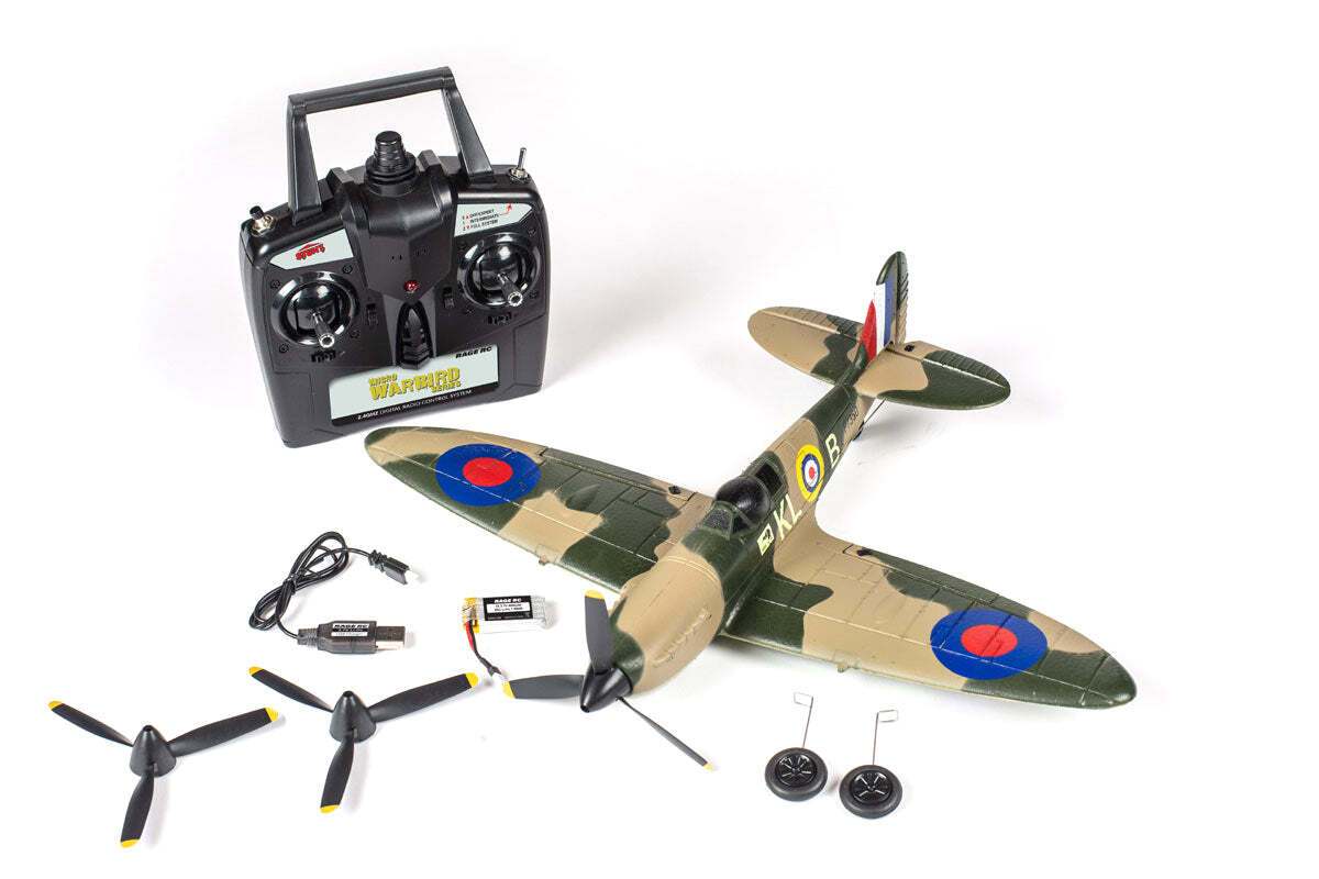 Rage R/C A1303 Supermarine Spitfire Micro RTF Airplane with PASS