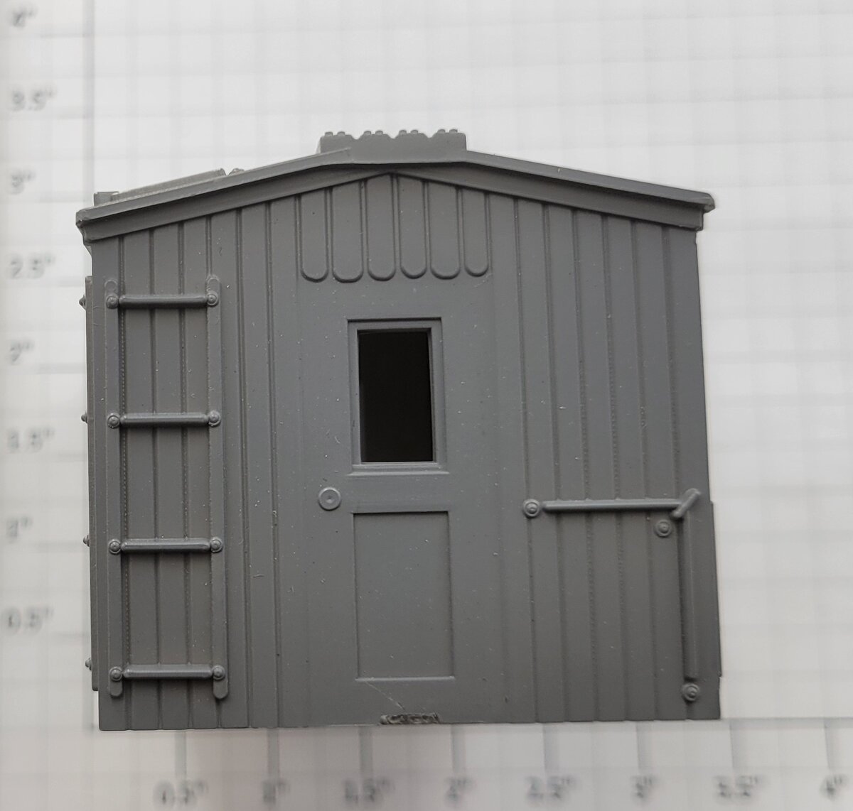 Lionel 6420-7 D.L. & W. Work Caboose Dark Gray Cab without Chimney
