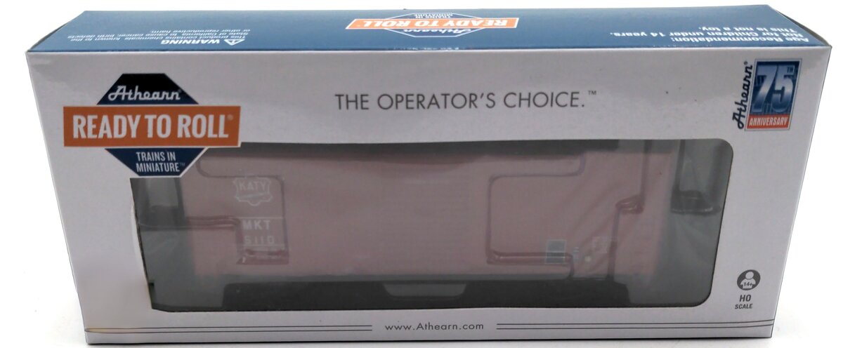 Athearn 67748 HO Missouri Kansas Texas RTR 40' Modern Boxcar #5110