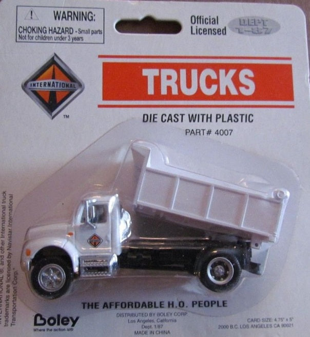 Boley 4007 1:87 Scale Dept-1-87 White International Dump Truck