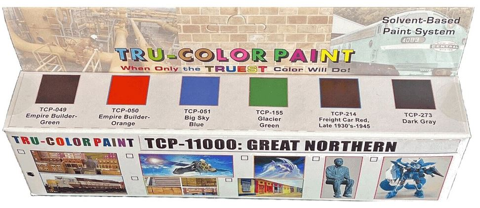Tru-Color TCP-11000 Great Northern Solvent-Based Paint - 1 oz. Bottle (Set of 6)