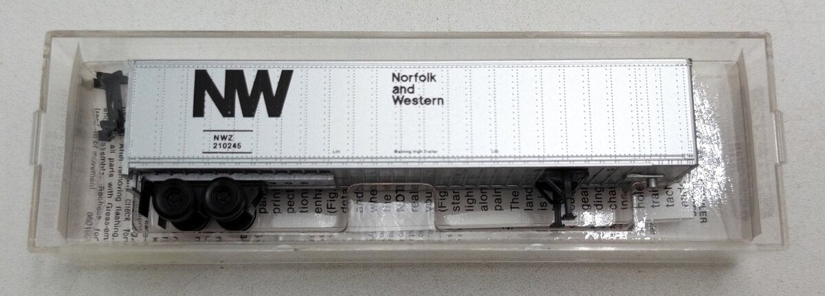 Micro-Trains 45200010 N Scale Norfolk and Western 48' Trailer #210245