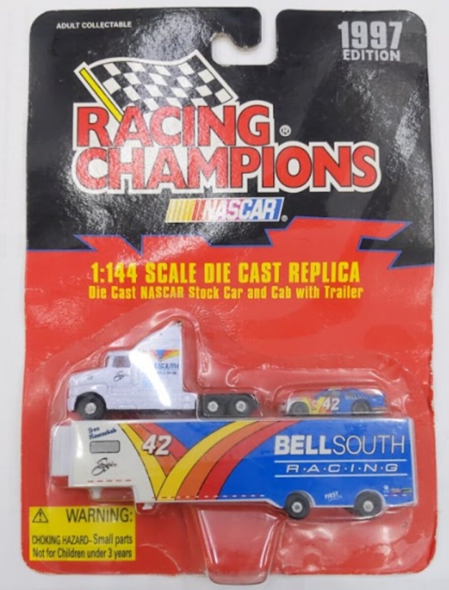 Racing Champions 09192 1:144 NASCAR Stock Car and Cab w/ 
