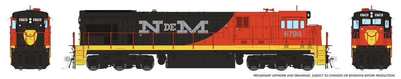 Rapido Trains 042519 HO NdeM C30-7 Diesel Locomotive - DC/DCC/Sound #6793