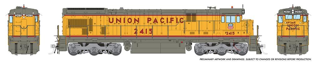 Rapido Trains 042531 HO UP C30-7 Diesel Locomotive - DC/DCC/Sound #2422