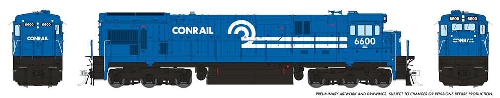 Rapido Trains 042509 HO Conrail C30-7 Diesel Locomotive - DC/DCC/Sound #6600